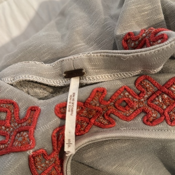 Free People ⭐️dress with orange embroidery - Picture 10 of 10